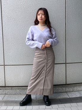 「いいね&フォロー よろしくお願いします☺︎」｜「アイテム（ブーツ）」を使った、HITOMIさん（レディース・148cm）の秋コーディネート