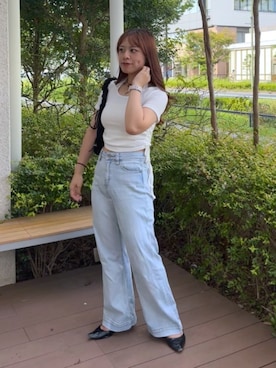 「FREE'S MART（フリーズマート）のアイテム（アクセサリー）」を使った、HITOMIさん（レディース・148cm）の秋コーディネート