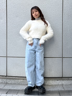 HITOMIさん（レディース・148cm）の冬コーディネート