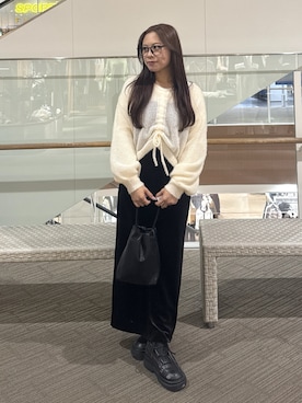 HITOMIさん（骨格ナチュラル・レディース・148cm）の秋コーディネート