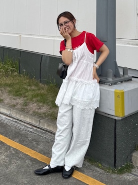 「FREE'S MART（フリーズマート）のアイテム」を使った、HITOMIさん（レディース・148cm）の春コーディネート
