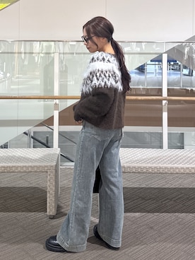 HITOMIさん（骨格ナチュラル・レディース・148cm）の冬コーディネート