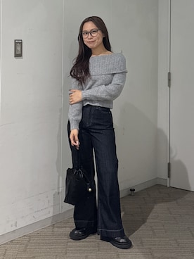 「アイテム（ワンピース/ドレス）」を使った、HITOMIさん（レディース・148cm）の冬コーディネート