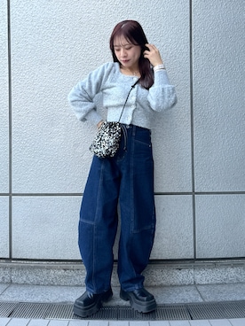 HITOMIさん（レディース・148cm）の冬コーディネート