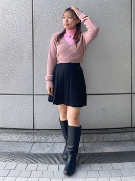 「いいね&フォロー よろしくお願いします☺︎」｜「アイテム（アクセサリー）」を使った、HITOMIさん（レディース・148cm）の秋コーディネート