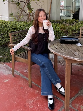 HITOMIさん（レディース・148cm）の春コーディネート