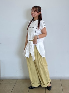 「FREE'S MART（フリーズマート）のアイテム（アクセサリー）」を使った、HITOMIさん（レディース・148cm）の秋コーディネート