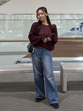 「FREE'S MART（フリーズマート）のアイテム」を使った、HITOMIさん（レディース・148cm）の秋コーディネート