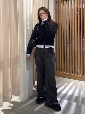 「FREE'S MART（フリーズマート）のアイテム（パンツ）」を使った、HITOMIさん（レディース・148cm）の春コーディネート