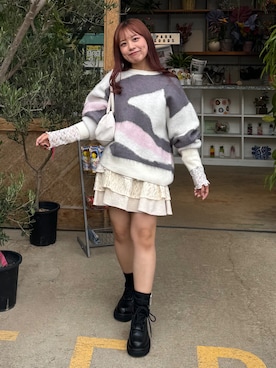 HITOMIさん（レディース・148cm）の冬コーディネート