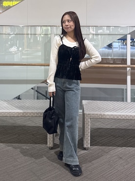 「FREE'S MART（フリーズマート）のアイテム」を使った、HITOMIさん（レディース・148cm）の秋コーディネート