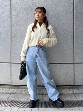 「いいね&フォロー よろしくお願いします☺︎」｜「アイテム（ブーツ）」を使った、HITOMIさん（レディース・148cm）の秋コーディネート