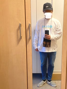 「アイテム（財布/小物）」を使った、shinさん（メンズ・175cm）の秋コーディネート