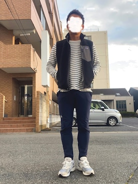 「アイテム（その他アウター）」を使った、shinさん（メンズ・175cm）の秋コーディネート