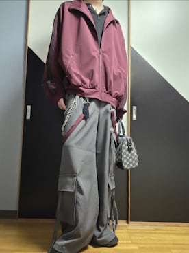 「ADRER（アドラー）のアイテム」を使った、TAKUさん（メンズ・176cm）の春コーディネート