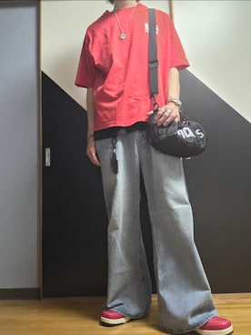 「SERACE（セラス）のアイテム」を使った、TAKUさん（メンズ・176cm）の夏コーディネート