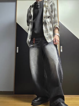 「SERACE（セラス）のアイテム」を使った、TAKUさん（メンズ・176cm）の夏コーディネート