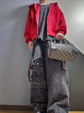 「LAKOLE（ラコレ）のアイテム」を使った、TAKUさん（メンズ・176cm）の春コーディネート