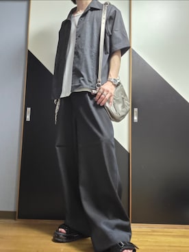 「CLEL（クレイル）のアイテム」を使った、TAKUさん（メンズ・176cm）の夏コーディネート