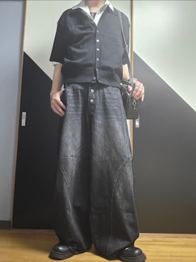 「VELNUS（ベルナス）のアイテム」を使った、TAKUさん（メンズ・176cm）の夏コーディネート
