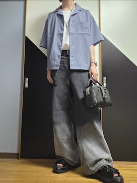 「SINSS（シンス）のアイテム」を使った、TAKUさん（メンズ・176cm）の夏コーディネート