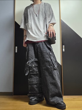 「LOVEHUNTER（ラブハンター）のアイテム」を使った、TAKUさん（メンズ・176cm）の夏コーディネート