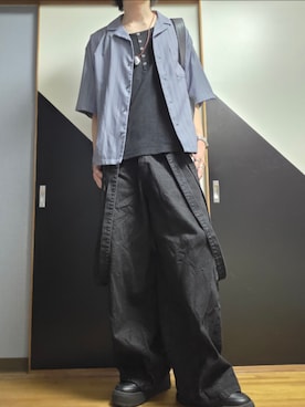 「RAGEBLUE（レイジブルー）のアイテム」を使った、TAKUさん（メンズ・176cm）の夏コーディネート