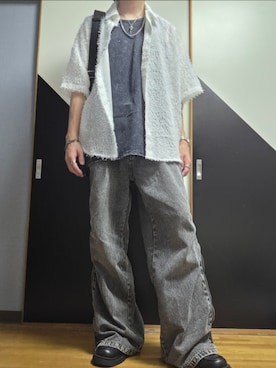 「LAKOLE（ラコレ）のアイテム」を使った、TAKUさん（メンズ・176cm）の夏コーディネート
