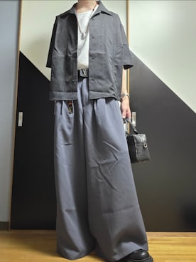 「VELNUS（ベルナス）のアイテム」を使った、TAKUさん（メンズ・176cm）の夏コーディネート