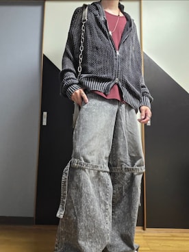 「SERACE（セラス）のアイテム（アクセサリー）」を使った、TAKUさん（メンズ・176cm）の夏コーディネート