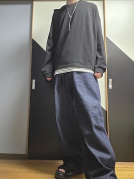「ADRER（アドラー）のアイテム」を使った、TAKUさん（メンズ・176cm）の秋コーディネート