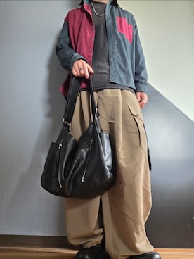 「DOOPZ（ドープス）のアイテム」を使った、TAKUさん（メンズ・176cm）の春コーディネート