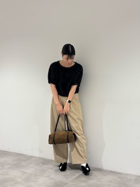 「SENSE OF PLACE by URBAN RESEARCH（センスオブプレイスバイアーバンリサーチ）のアイテム（トートバッグ）」を使った、だーこさん（レディース・165cm）の秋コーディネート