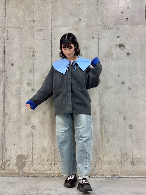 セール】ビッグカラーカフスプリーツブラウス（シャツ/ブラウス