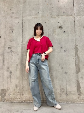 「SENSE OF PLACE by URBAN RESEARCH（センスオブプレイスバイアーバンリサーチ）のアイテム（ローファー）」を使った、だーこさん（レディース・165cm）の春コーディネート
