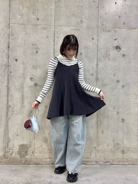 「アイテム（ワンピース/ドレス）」を使った、だーこさん（レディース・165cm）の冬コーディネート