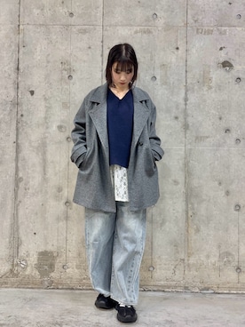 「アイテム（キャミソール）」を使った、だーこさん（レディース・165cm）の冬コーディネート