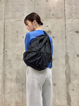 「SENSE OF PLACE by URBAN RESEARCH(センスオブプレイスバイアーバンリサーチ)のUVケアポケットシアーカーディガン(Cardigans、ブルー系)」を使った、だーこさん(レディース・165cm)の春コーディネート