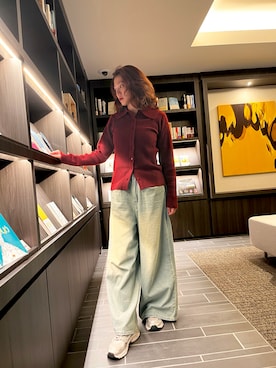 「ASH（アッシュ）のアイテム」を使った、ぽぽさん（レディース・159cm）の秋コーディネート