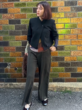 「sahara（サハラ）のアイテム」を使った、ぽぽさん（レディース・159cm）の春コーディネート