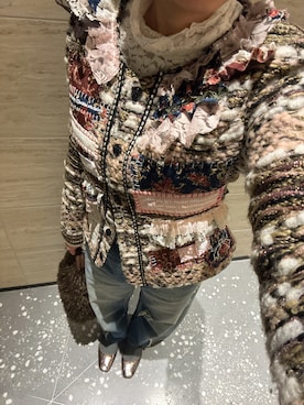 「Freada（フリーダ）のアイテム」を使った、ぽぽさん（レディース・159cm）の冬コーディネート