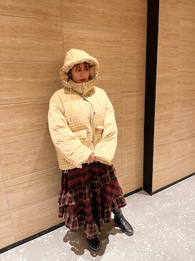 「Freada（フリーダ）のアイテム」を使った、ぽぽさん（レディース・159cm）の冬コーディネート