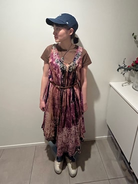 「Freada（フリーダ）のアイテム」を使った、ぽぽさん（レディース・159cm）の春コーディネート