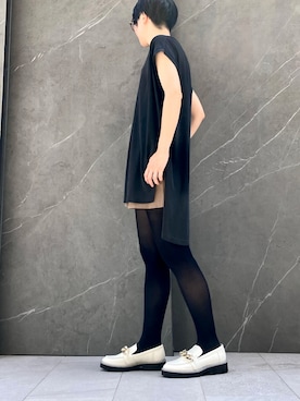 「黒コーデ」｜やまさん（レディース・163cm）の秋コーディネート