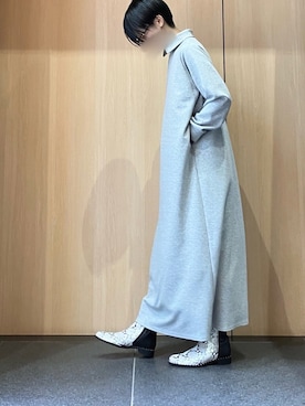 「パイソン柄」｜やまさん（レディース・163cm）の秋コーディネート