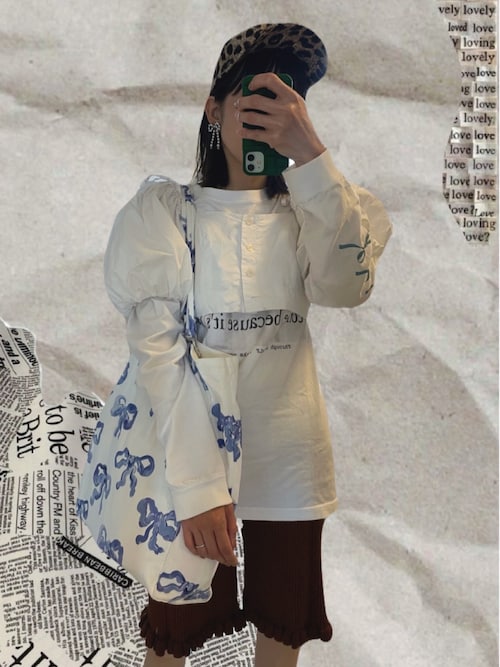 Se ボリュームフリルリブハーフパンツ【SANSeLF】sanw24s024 SANSeLF（サンセルフ）の「Se ボリュームフリルリブハーフパンツ