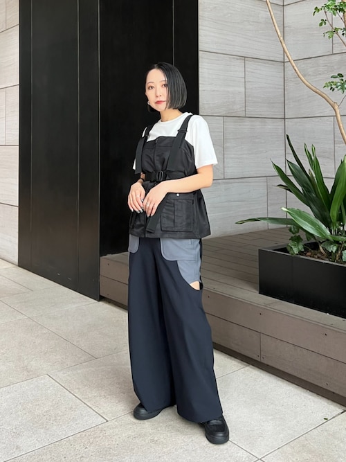 CITY TOKYO パンツ 「手洗い可能」「防シワ」レイヤードライクカット 