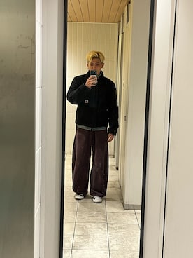 「GAP（ギャップ）のアイテム（パンツ）」を使った、k‪α‬itoさん（メンズ・166cm）の春コーディネート
