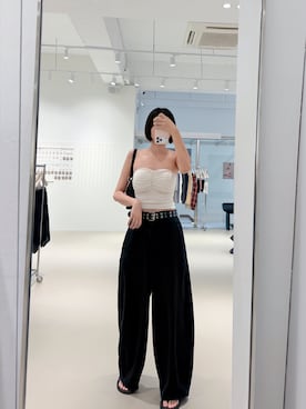 「Teva（テバ）のアイテム」を使った、Hannahさん（レディース・168cm）の夏コーディネート