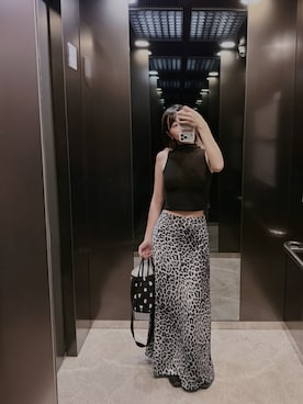 「SOU･SOU（ソウ・ソウ）のアイテム」を使った、Hannahさん（レディース・168cm）の春コーディネート